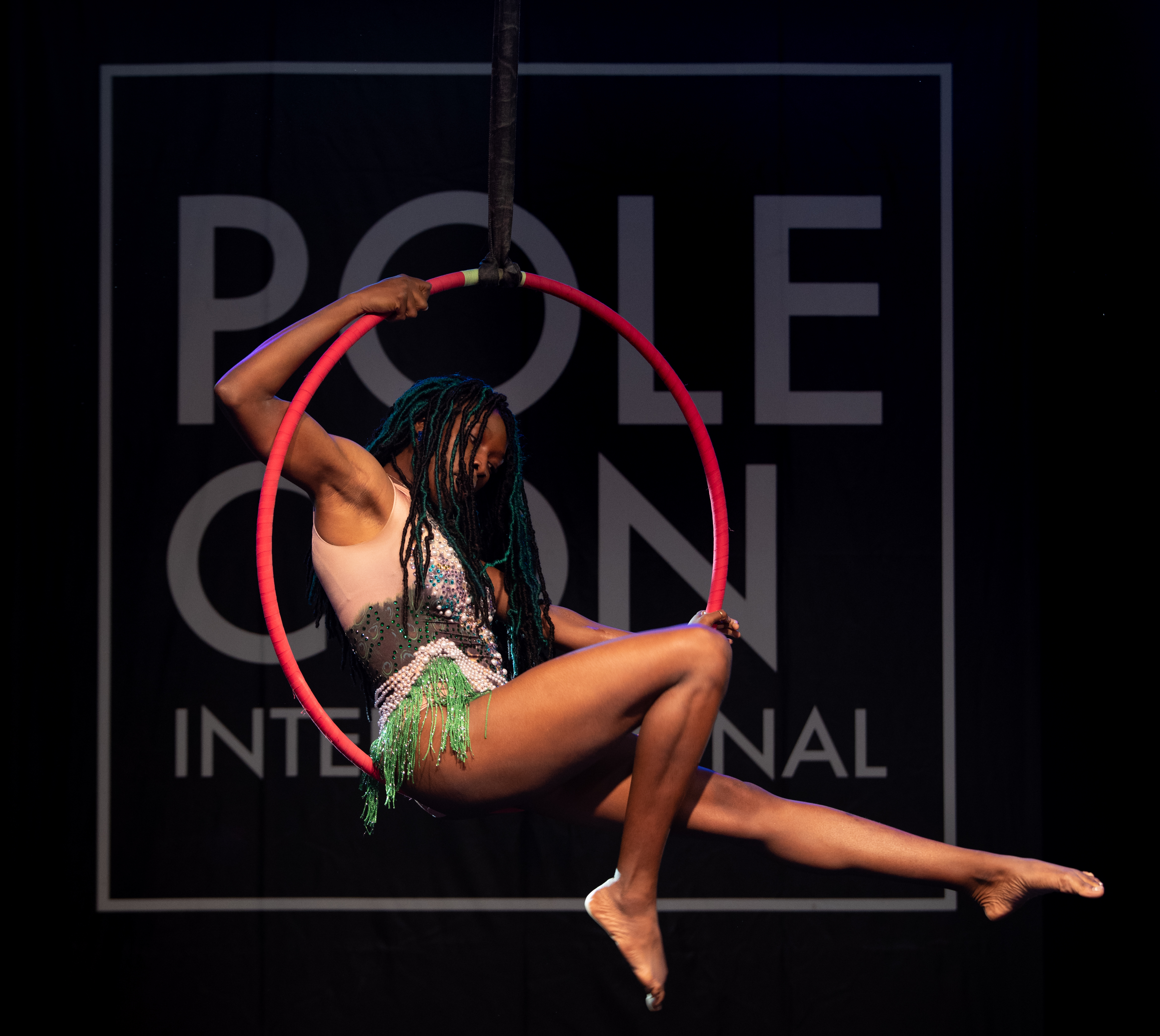 First Live Aerial Hoop Performance